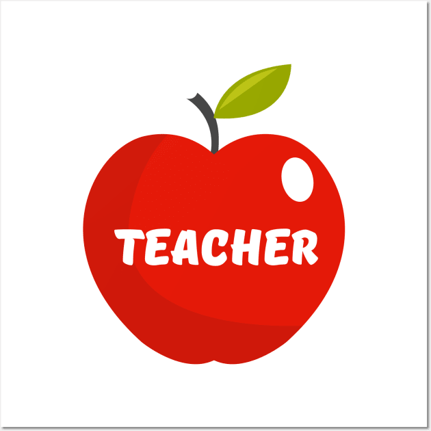 Teacher's Apple Wall Art by nickemporium1